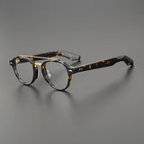 Burke Retro Acetate Glasses Frame Aviator Frames Southood Leopard 