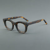 Cade Vintage Acetate Glasses Frame Cat Eye Frames Southood Matte Leopard 