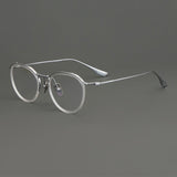 Cain Vintage Titanium Eyeglasses Frame Aviator Frames Southood Silver 