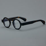 Campos Acetate Round Retro Glasses Frame Round Frames Southood Leopard 