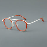 Casey Retro Aviator Glasses Frame Aviator Frames Southood Red White 