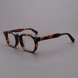 Casper Personalized Acetate Glasses Frame Rectangle Frames Southood Leopard 