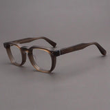 Casper Personalized Acetate Glasses Frame Rectangle Frames Southood Matte Gray Green 