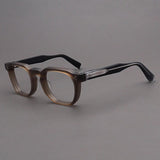 Casper Personalized Acetate Glasses Frame Rectangle Frames Southood Matte Gray Green Black 
