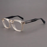 Casper Personalized Acetate Glasses Frame Rectangle Frames Southood Matte Yellow Black 