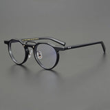 Casper Personalized Acetate Glasses Frame Round Frames Southood Black 