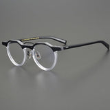 Casper Personalized Acetate Glasses Frame Round Frames Southood Black clear 