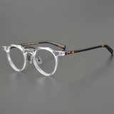 Casper Personalized Acetate Glasses Frame Round Frames Southood Clear 
