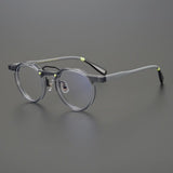 Casper Personalized Acetate Glasses Frame Round Frames Southood Gray 