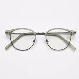Christian Vintage Browline Eyeglasses Frame Browline Frames Southood Green 