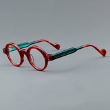 Colin Vintage Round Acetate Glasses Frame Round Frames Southood Brown Green 