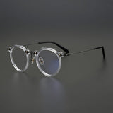 Cort Acetate Titanium Glasses Frame Round Frames Southood Clear 