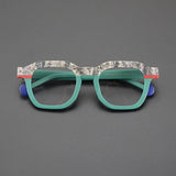 Dayne Retro Rectangle Glasses Frame