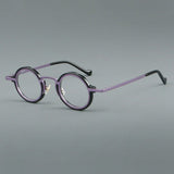 Denver Acetate Glasses Frame Round Frames Southood Purple 