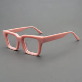 Dino Acetate Rectangle Glasses Frame Rectangle Frames Southood Pink 