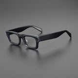 Dolly Acetate Rectangle Glasses Frame Rectangle Frames Southood Black 