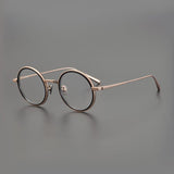 Eichi Vintage Round Glasses Frame Round Frames Southood Black gold 