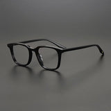 Elmer Retro Rectangle Glasses Frame Rectangle Frames Southood Black 