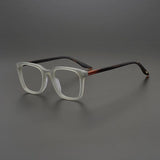 Elmer Retro Rectangle Glasses Frame Rectangle Frames Southood Gray 