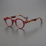 Este Round Acetate Glasses Frame Round Frames Southood Red 
