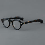 Evelyn Vintage Acetate Optical Glasses Frame Round Frames Southood Leopard 