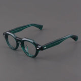 Felton Vintage Acetate Glasses Frame Geometric Frames Southood Green 