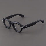 Felton Vintage Acetate Glasses Frame Geometric Frames Southood Matte Black 