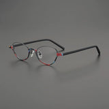 Flora Ultralight Titanium Glasses Frame Cat Eye Frames Southood Black 