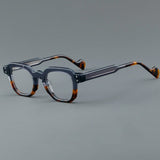 Ford Vintage Rectangle Acetate Glasses Frame Rectangle Frames Southood Grey Leopard 