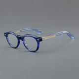 Fortune Vintage Acetate Glasses Frame Cat Eye Frames Southood C5 Blue 