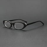 Francis Vintage Oval Eyeglasses Frame Oval Frames Southood Black 
