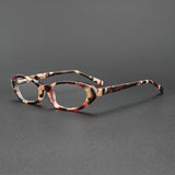 Francis Vintage Oval Eyeglasses Frame Oval Frames Southood Floral Leopard 