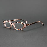 Francis Vintage Oval Eyeglasses Frame Oval Frames Southood Pink Leopard 