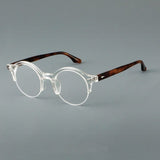 Gace Round Acetate Glasses Frame Round Frames Southood Clear 