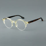 Gace Round Acetate Glasses Frame Round Frames Southood Yellow 