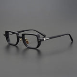 Gibbon Retro Rectangle Glasses Frame Rectangle Frames Southood Black 