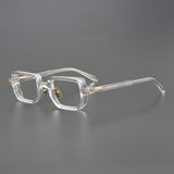 Gibbon Retro Rectangle Glasses Frame Rectangle Frames Southood Clear 