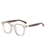 Gino TR90 Vintage Eyeglasses Frame Rectangle Frames Southood Light Gray 