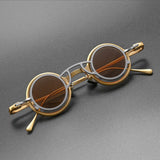 GO Round Titanium Glasses Frame With Magnetic Sunglasses Clips Round Frames Southood 