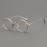 Mel Round Titanium Eyeglasses Frame