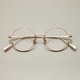Mel Round Titanium Eyeglasses Frame