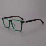Amos Acetate Retro Square Optical Glasses Frame