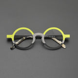 Oram Titanium Round Glasses Frame