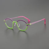 Lakota Irregular Titanium Glasses Frame