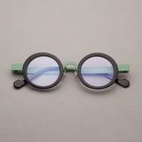 Greg Retro Round Glasses Frame Round Frames Southood Green 