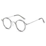 Blithe Retro Round Optical Metal Glasses Frame