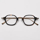 Hale Vintage Rectangle Glasses Frame Rectangle Frames Southood Leopard 