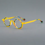 Jago Titanium Acetate Round Glasses Frame