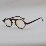 Jared Retro Acetate Glasses Frame Oval Frames Southood Brown 
