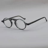 Jared Retro Acetate Glasses Frame Oval Frames Southood Grey 